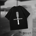 Camiseta Oversized White Monster Meme