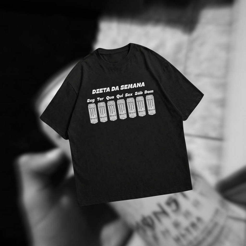 Camiseta Oversized Dieta da Semana