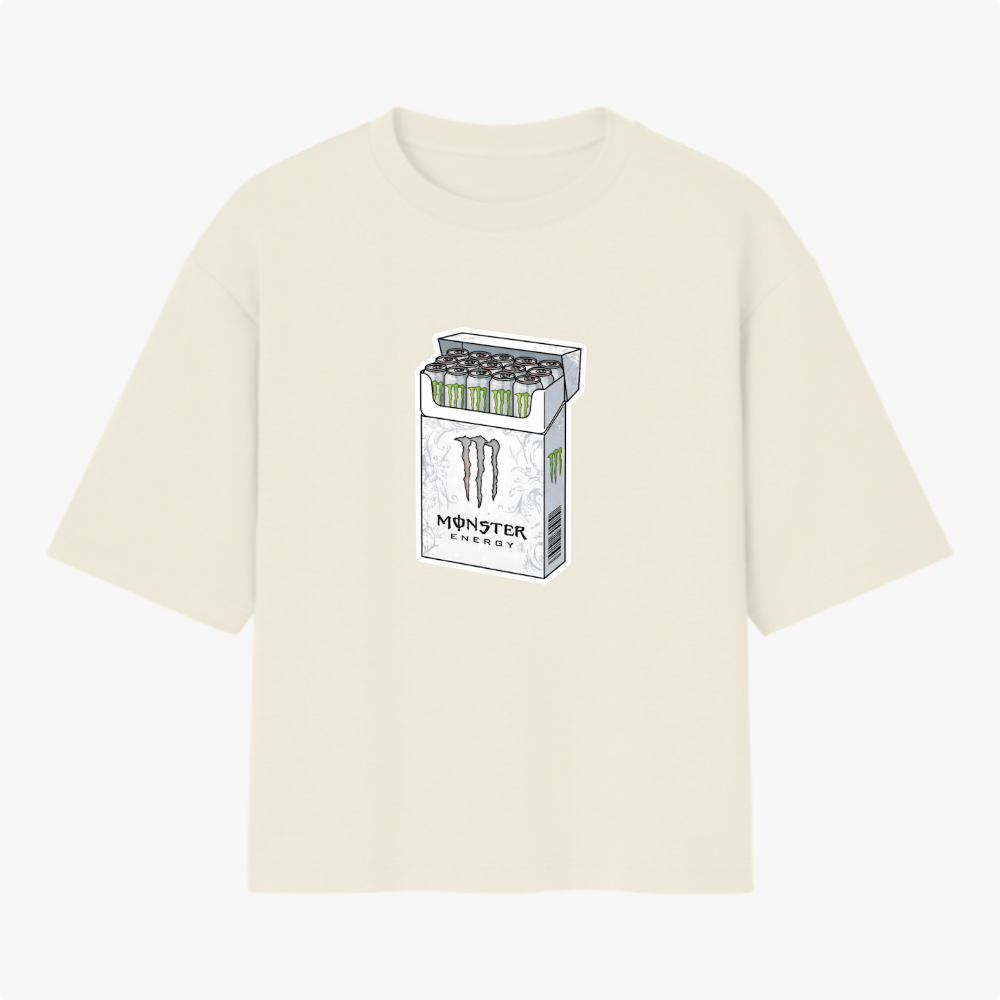 Camiseta Oversized Nicotina em Lata