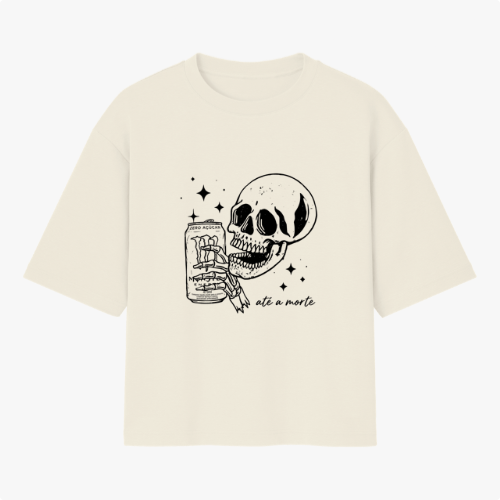 Camiseta Oversized Até a Morte