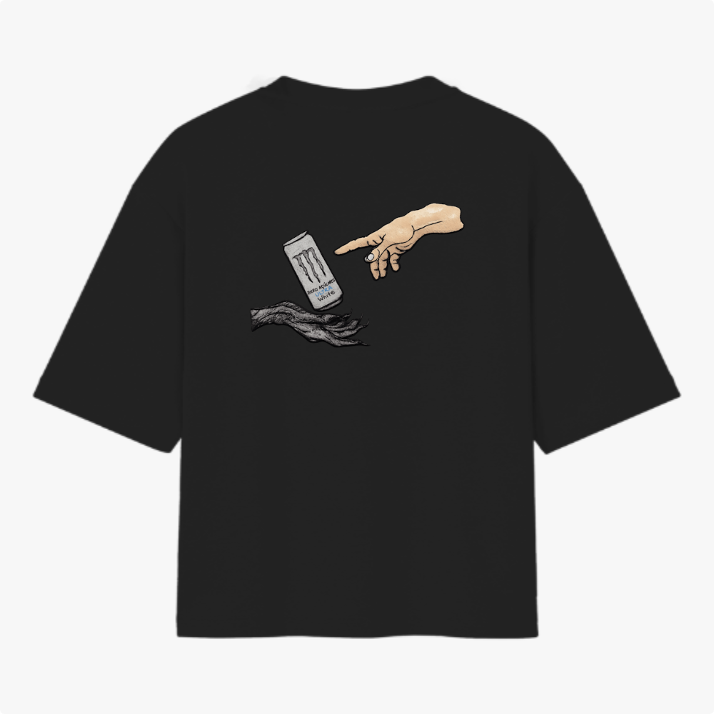 Camiseta Oversized Monsterholic (Frente & Costas)