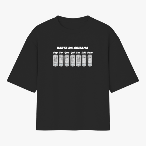 Camiseta Oversized Dieta da Semana