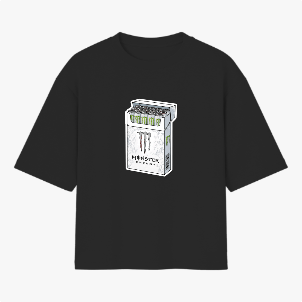 Camiseta Oversized Nicotina em Lata