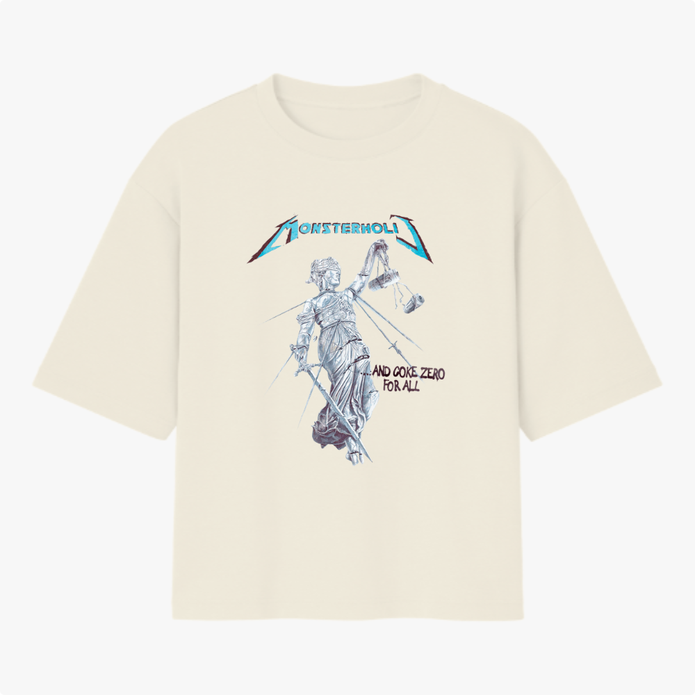 Camiseta Oversized Justiça do Monster