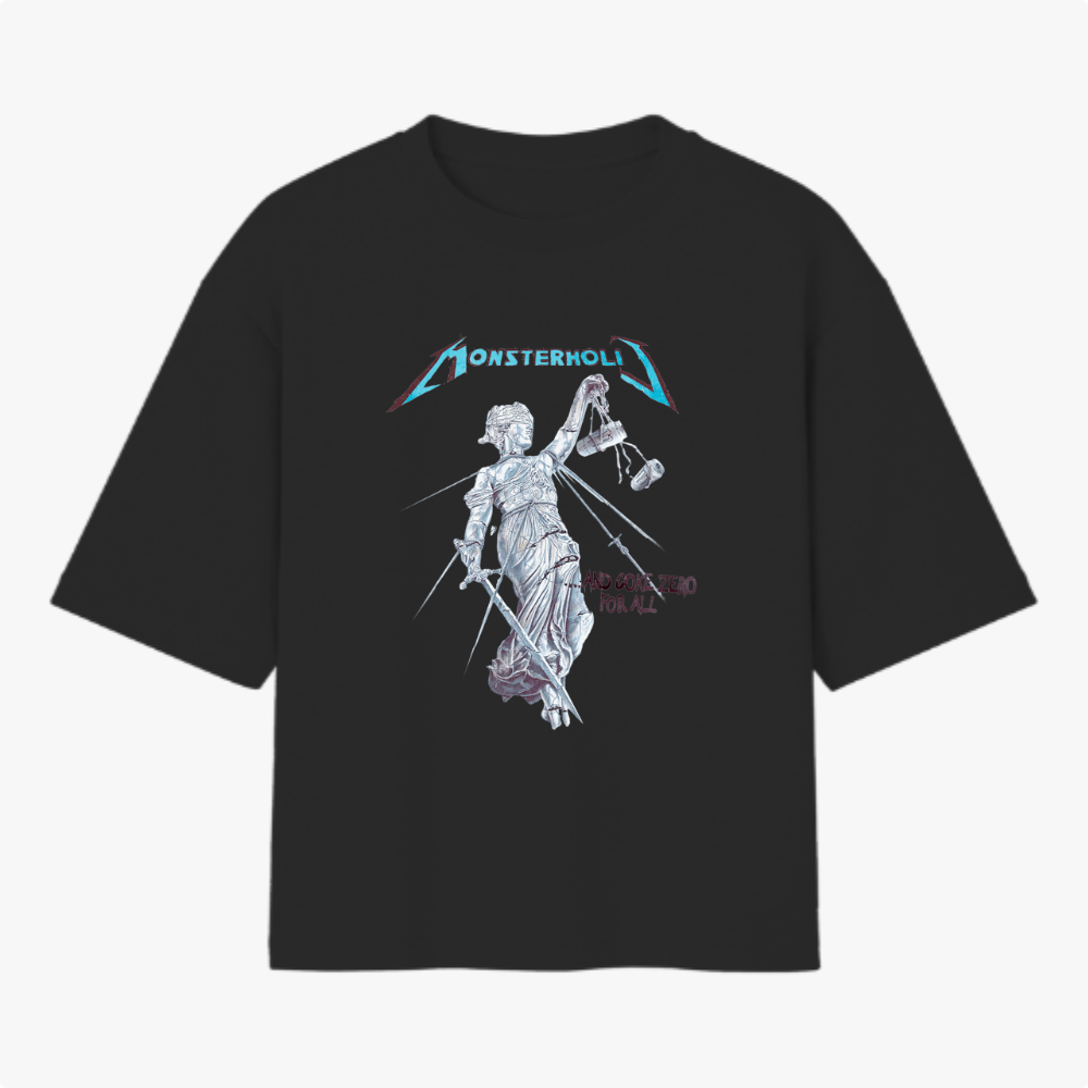 Camiseta Oversized Justiça do Monster