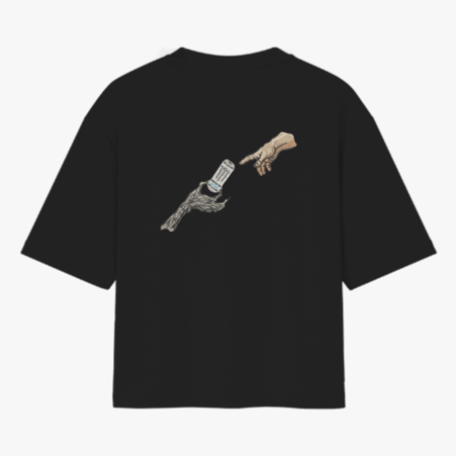 Camiseta Oversized Monsterholic (Frente & Costas)